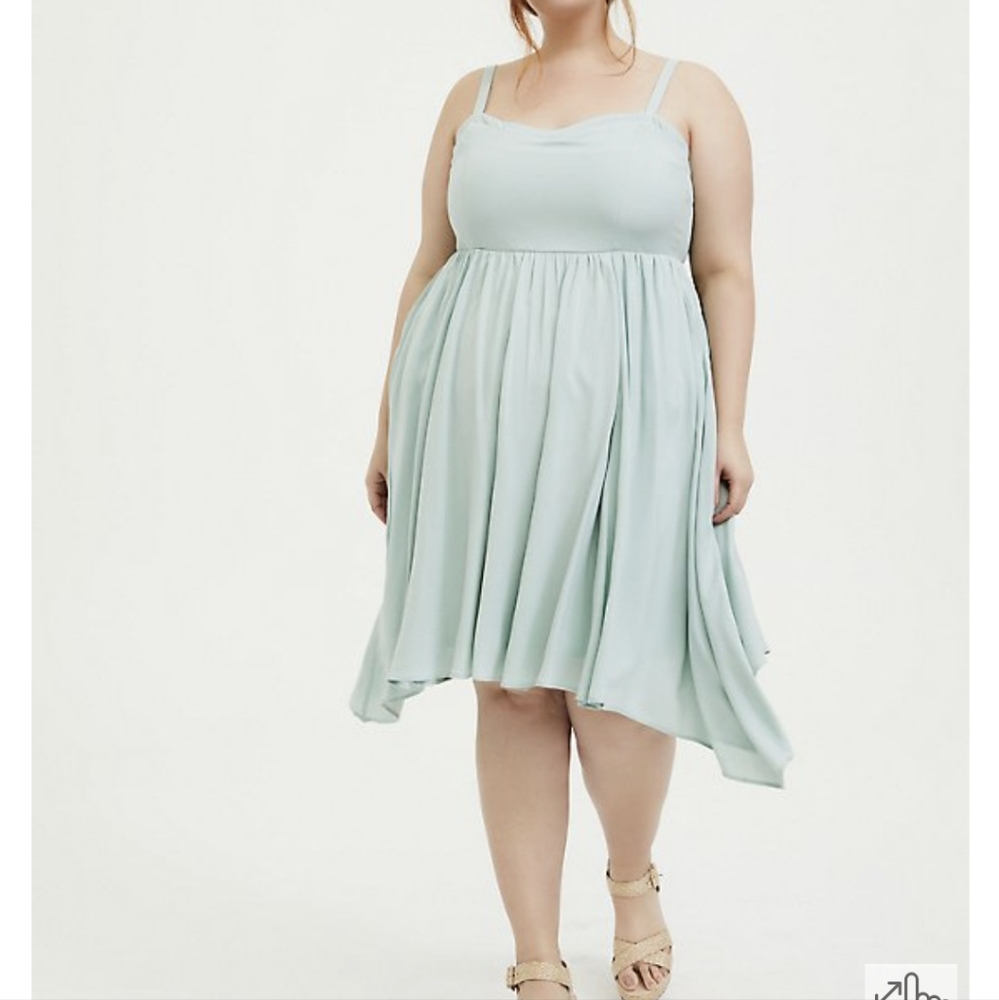 NWT Torrid mint blue skater dress size 14